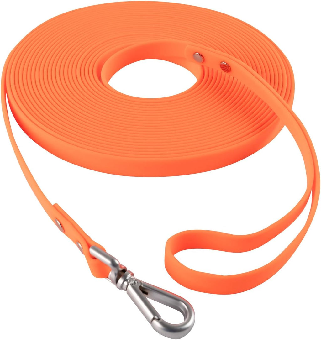 Dog Training Long Leash Waterproof Long Line Heavy Duty Outdoor Recall Lead 10ft 15ft 20ft 30ft 50ft for Small Medium Large Dog (Mint Green, 10FT) - Image 12