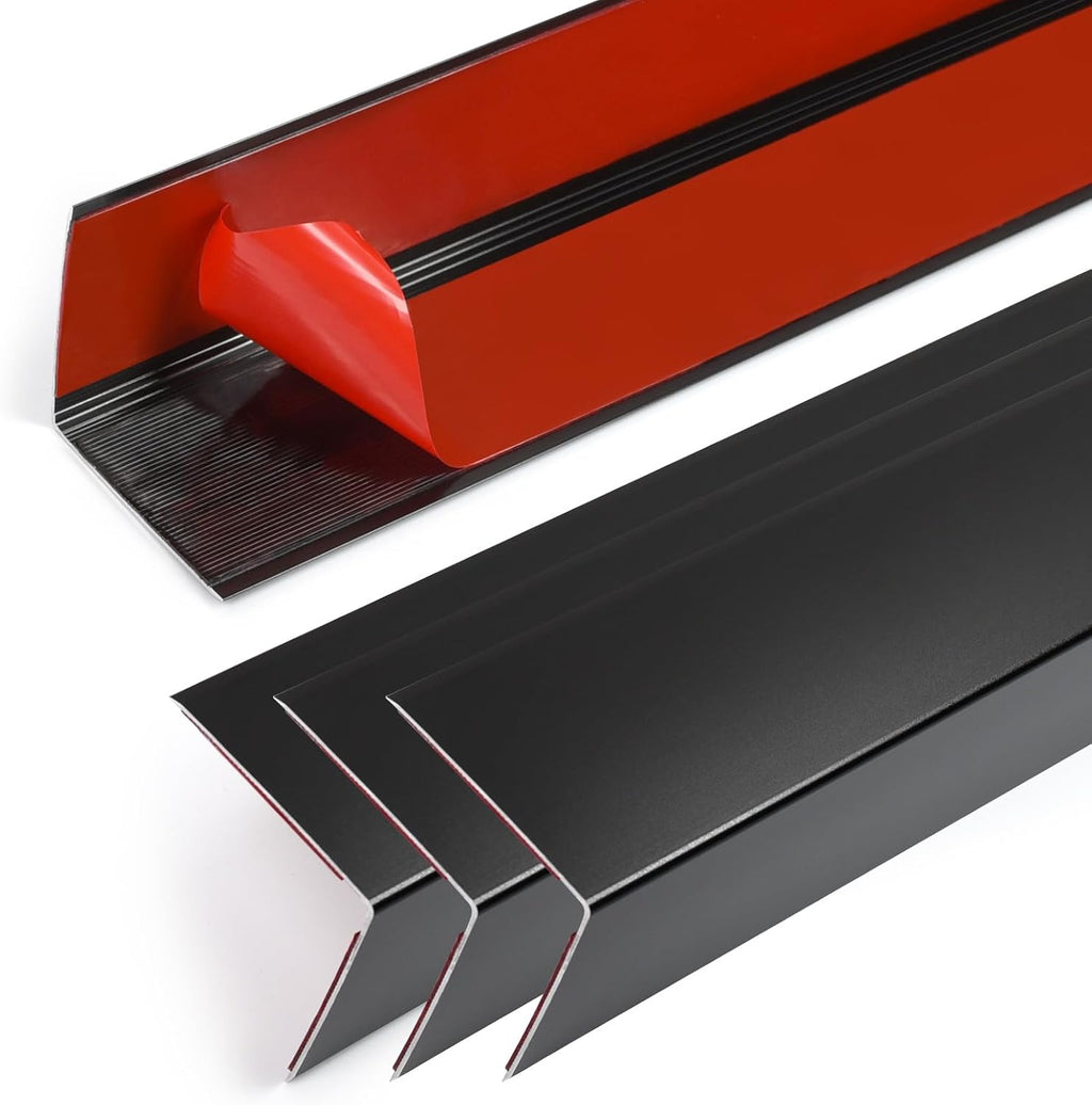 Jiekayi 4 Pieces 45 Inch Aluminum Corner Protectors front view