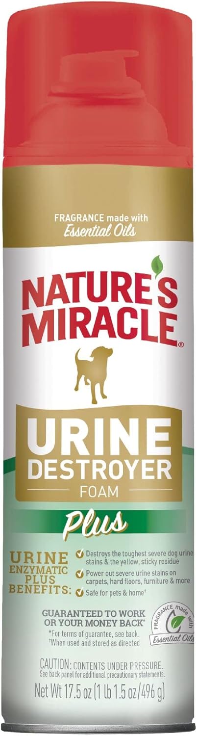 Nature's Miracle Urine Destroyer Plus for Dogs, Enzymatic Formula for Severe Dog Urine Stains, 32 oz - Image 13