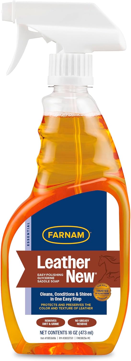 Farnam Leather New Easy-Polishing Glycerine Saddle Soap and Leather Saddle Cleaner, Protects and Preserves Leather, Cleans, Conditions and Polishes, 16 Oz. (Pack of 2) - Image 10