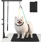 Handsome Monkey King adjustable dog grooming arm with clamp front view