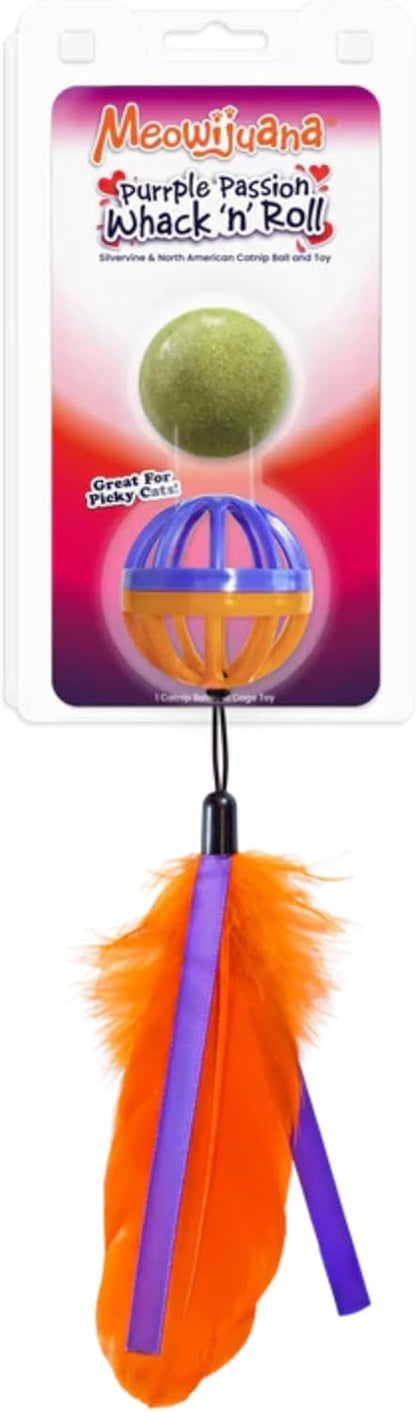 Meowijuana interactive wall mount catnip toy package contents