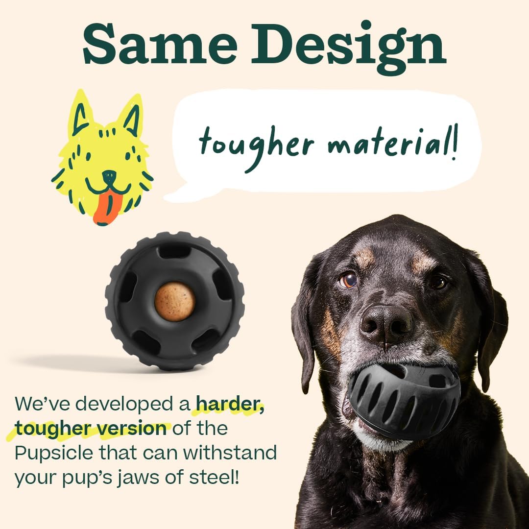 WOOF Power Chewer Pupsicle unscrewed to show filling mechanism