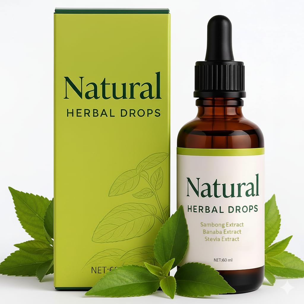 FQMUEV Dok Natural Herbal Drops 60ml dropper bottle front view