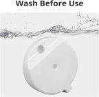 Included specialized cleaning brush being used to maintain a pet water dispenser pump housing