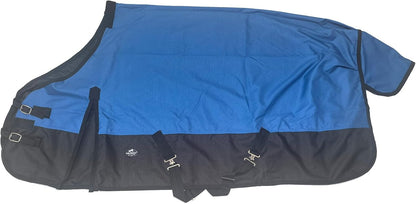 Close-up of fleece wither protection on 1200D waterproof horse sheet