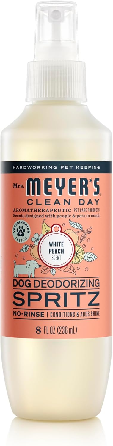 MRS. MEYER'S Clean Day 3 in 1 Dog Shampoo, White Peach Scent, 14oz - Image 11