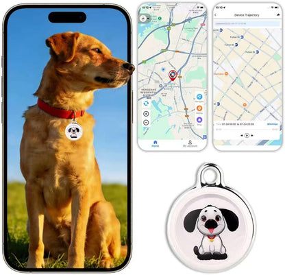 IOYDC Portable Magnetic GPS Tracker front view real time pet location locator