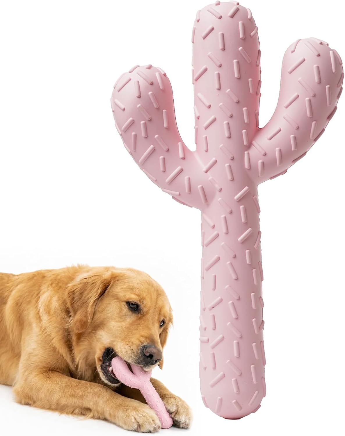 MewaJump Dog Chew Toys, Durable Rubber Dog Toys for Aggressive Chewers, Cactus Tough Toys for Training and Cleaning Teeth, Interactive Dog Toys for Medium/Large Dog - Image 10