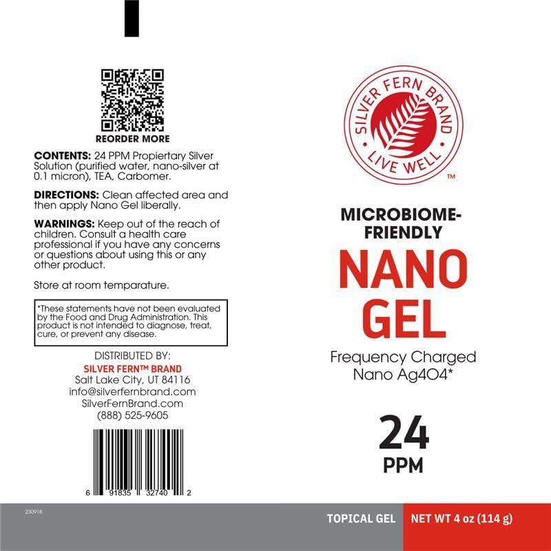 Topical silver gel for cuts and insect bites first aid application.