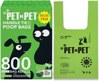 Eco friendly plant based materials dog poop bag comparison view