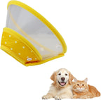 Pet Cone Recovery Dog Cone Adjustable Dog Collar Clear Padded Collar with Breathable Soft Edge, Plastic Puppy Cone Protect The Neck Surgery Recovery, Designed for Cats and Puppies (Small, Blue) - Image 12