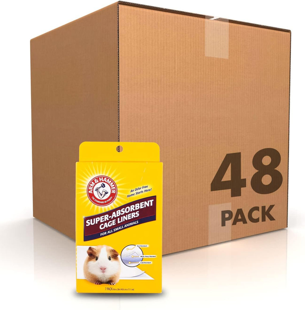 Arm & Hammer Super Absorbent Cage Liners for Guinea Pigs, Hamsters, Rabbits & Small Animals, Odor Control Cage Tray Liners for Wire or Mesh Grate Cages, Trim to Fit, 7 Count - Image 9