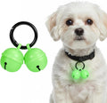 CZFSWT dog bell tracking accessory front view on a pet collar belt.