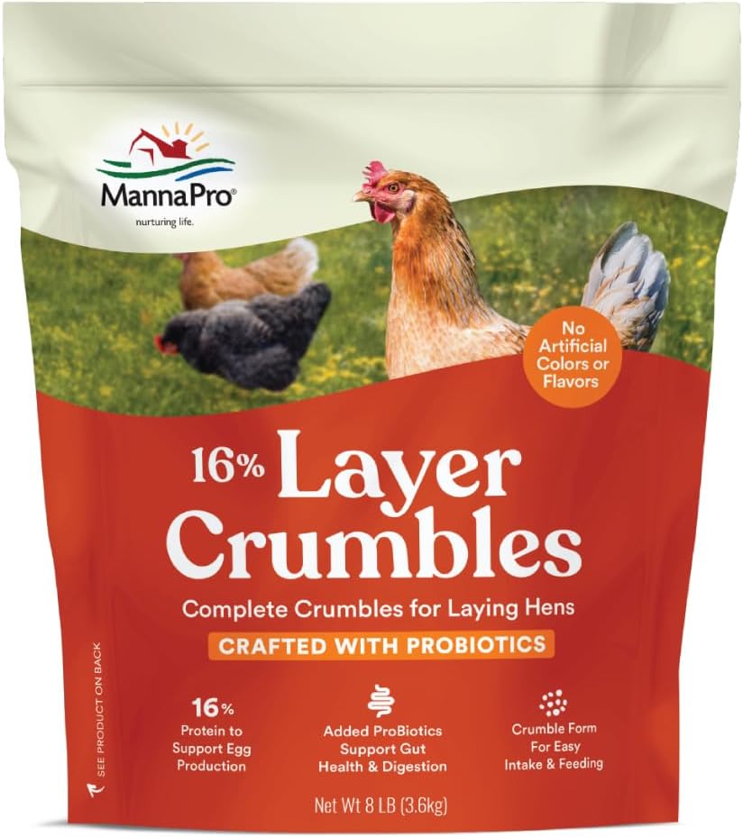 Comparison of Manna Pro layer pellets for optimal egg production