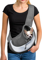 Black Yudodo hands-free puppy sling carrier