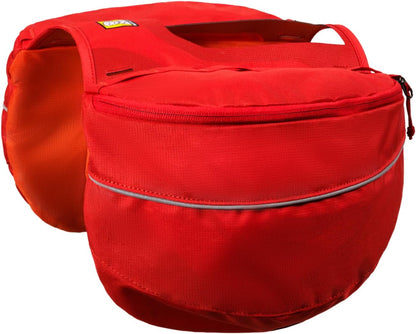 Ruffwear Palisades Medium pack showing the molded and perforated EVA foam belly panel