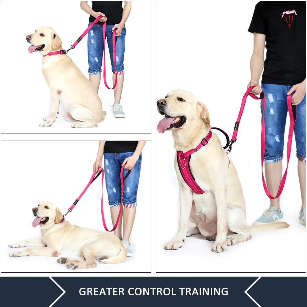 Detailed view of the premium pink neoprene padding on the dual handles for hand protection.