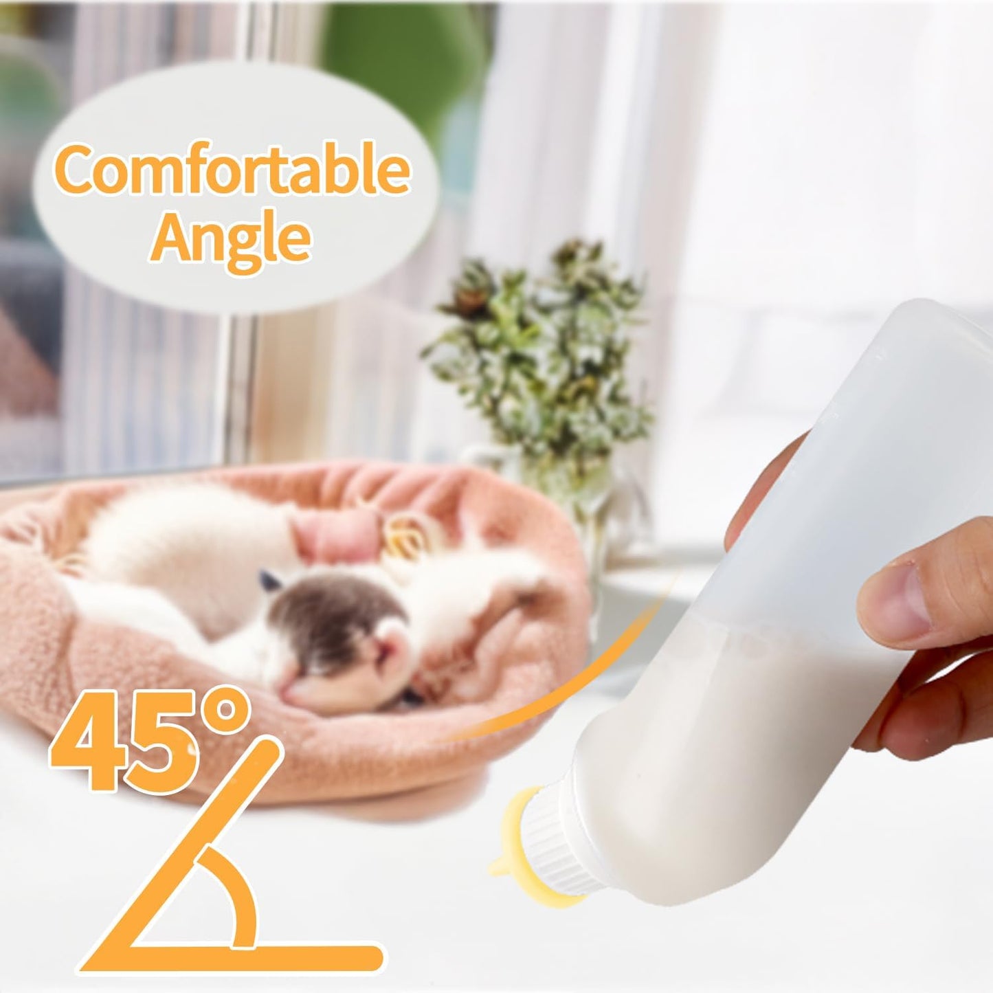 Sterilizable food grade silicone kitten nurse kit tools