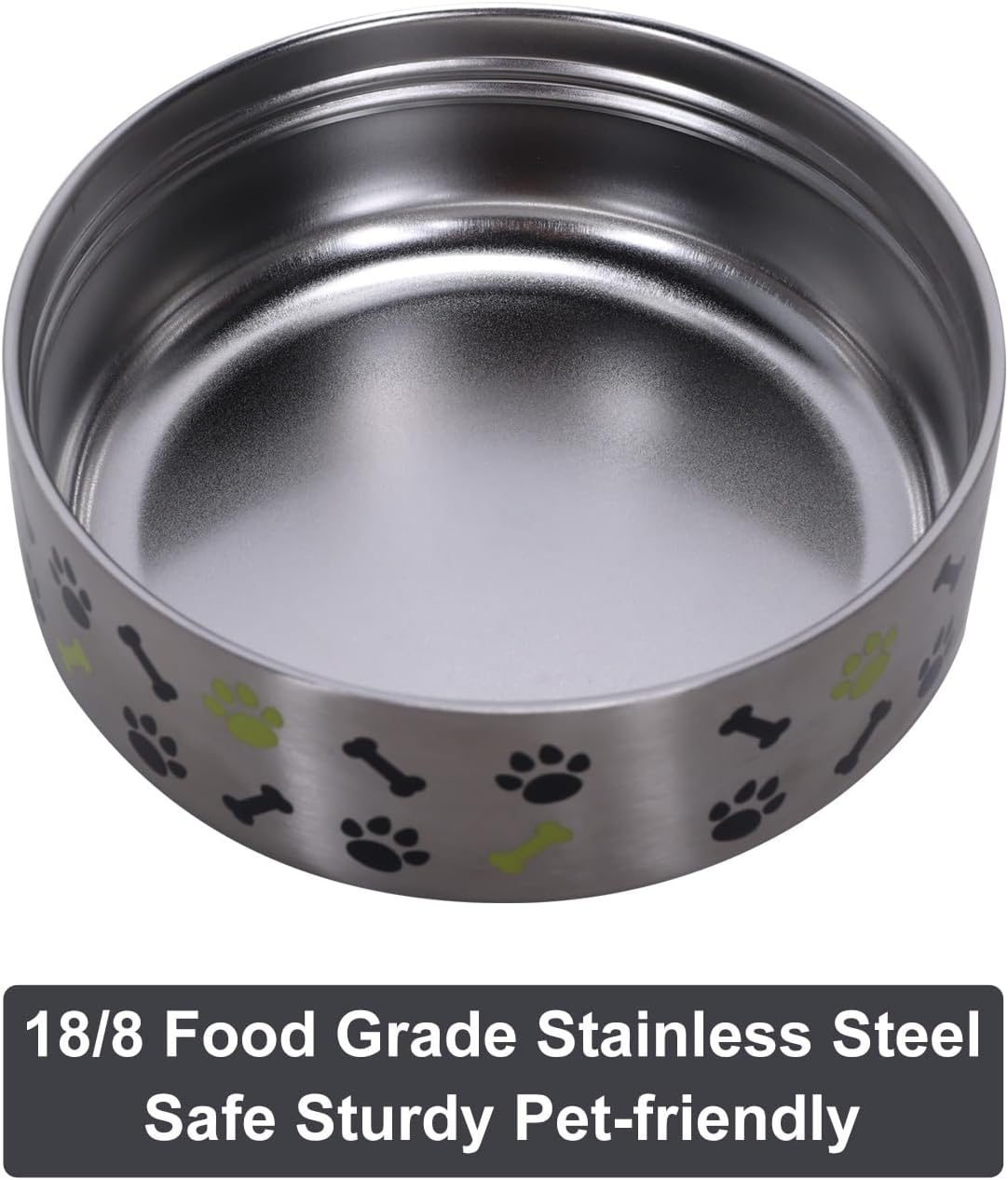 GiNT insulated pet dispenser standing upright with the bowl securely attached to the base.