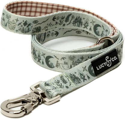 Lucy & Co. Designer Dog Leash - Pet Accessories - Thick Dog Leash - Padded Handle for Comfort - Among The Wildflowers - 5 Foot (Purple Floral, Small) - Image 12