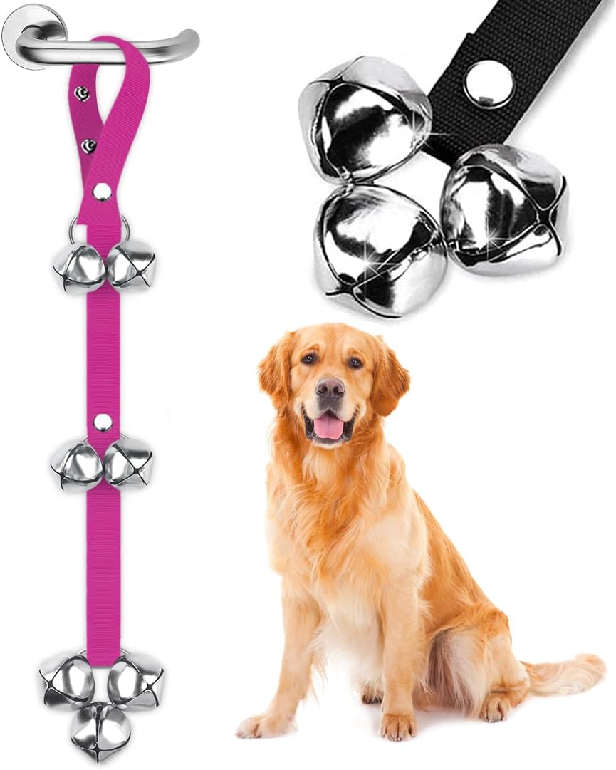 Durable silver coated metal bells for dog training