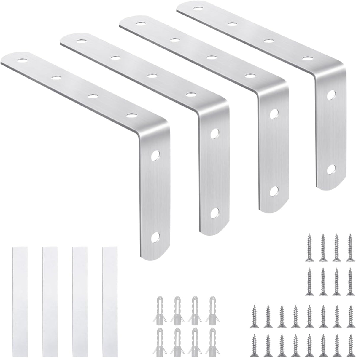 Aodiou furniture anti-tip anchors 4 pack front view