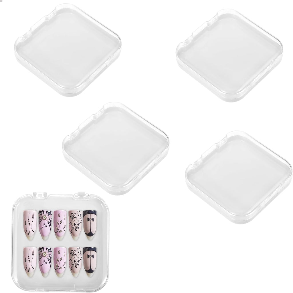 Jjunw acrylic press on nail storage box front view