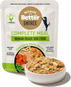 Because It's Better Entre Complete Meal, Variety Pack, Human Grade Wet Dog Food, 10 oz Pouches, 6 Count - Image 10