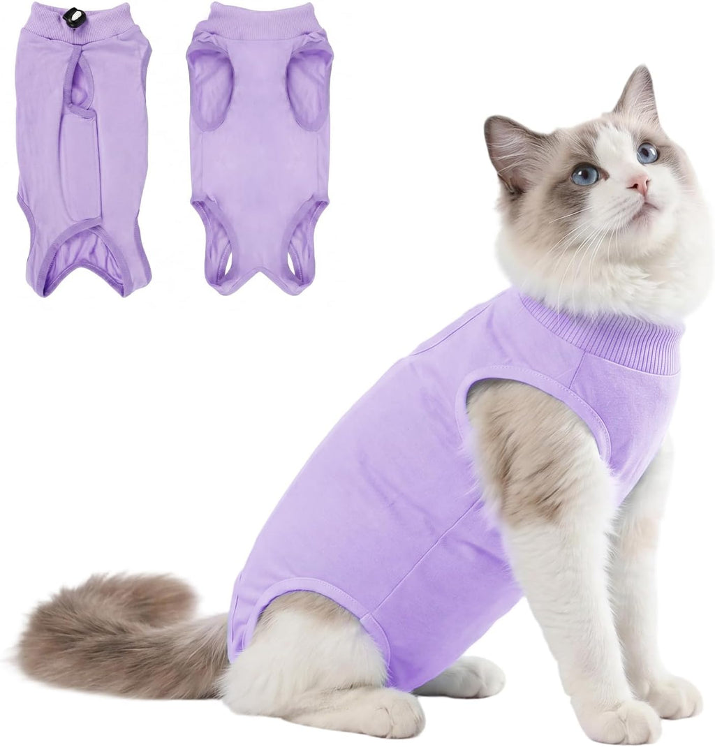 Cat Surgery Recovery Suit, Kitten Anti Licking Onesie for Female Spay Male Neuter, Soft Breathable Surgical Bodysuit, Post Operative Shirt for Abdominal Wound E-Collar & Cone Alternative - Image 12