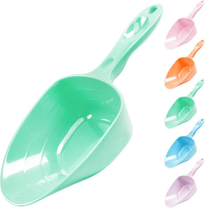 Melamine Pet Food Measuring Scoop, 1 Cup 1/2 Cup 1/4 Cup with Clear Measurement Lines for Dog, Cat, Bird, and Rabbit, Durable, Ergonomic Handle, Dishwasher safe-Orange - Image 11