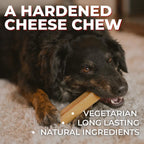 Bully Bunches natural yak milk dog dental chews size comparison