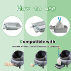 CoveCozy durable pet waste bags for self cleaning litter boxes