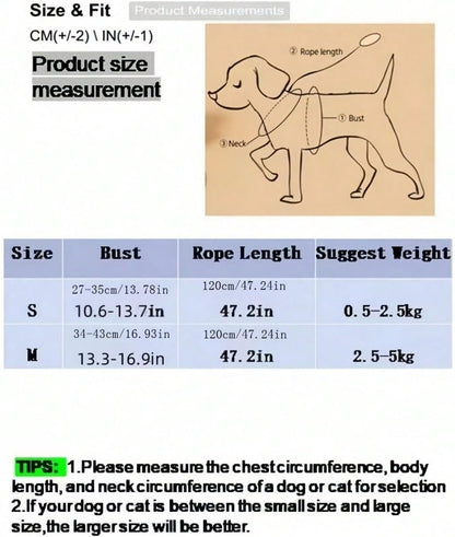 Dhgate harness leash set for small breed dogs
