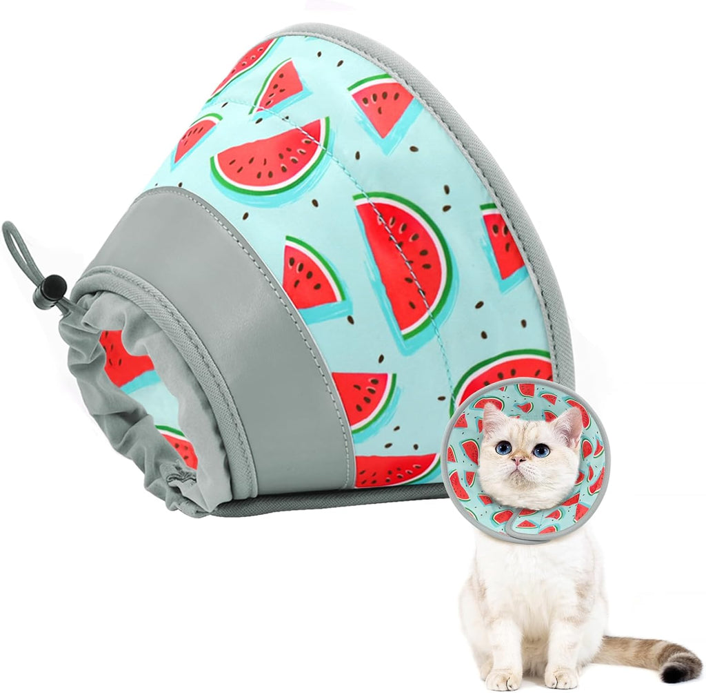 Cat Cone Collar Soft to Stop Licking, Adjustable, Foldable Lightweight Kitten Cones After Surgery Recovery for Cats & Kittens, Cat Cone Alternative, Easy Eating (Pink, S) - Image 15
