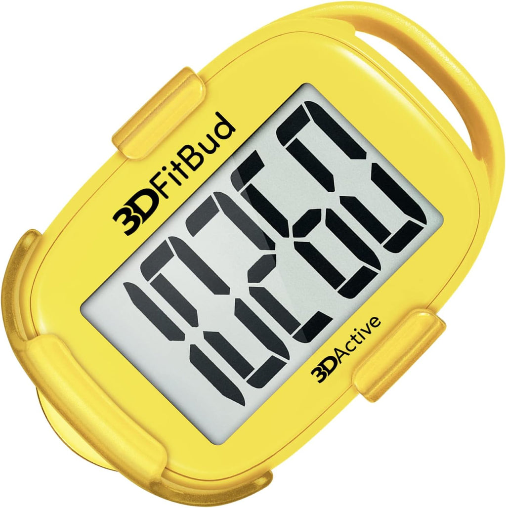3DActive 3DFitBud Simple Step Counter Walking 3D Pedometer with Clip, Lanyard Accurate Step Tracker Large Display, Easy to Use for Kids Men Women Adult Seniors Daily Step Tracking - A420S - Image 10