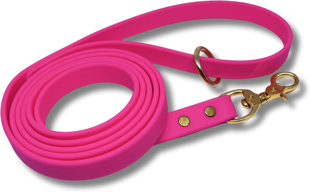 Gummy K9 Dog Leash, Biothane, Dog Training Leash, Made in The USA, 6 Feet, Various Sizes & Colors (5/8, Black) - Image 12
