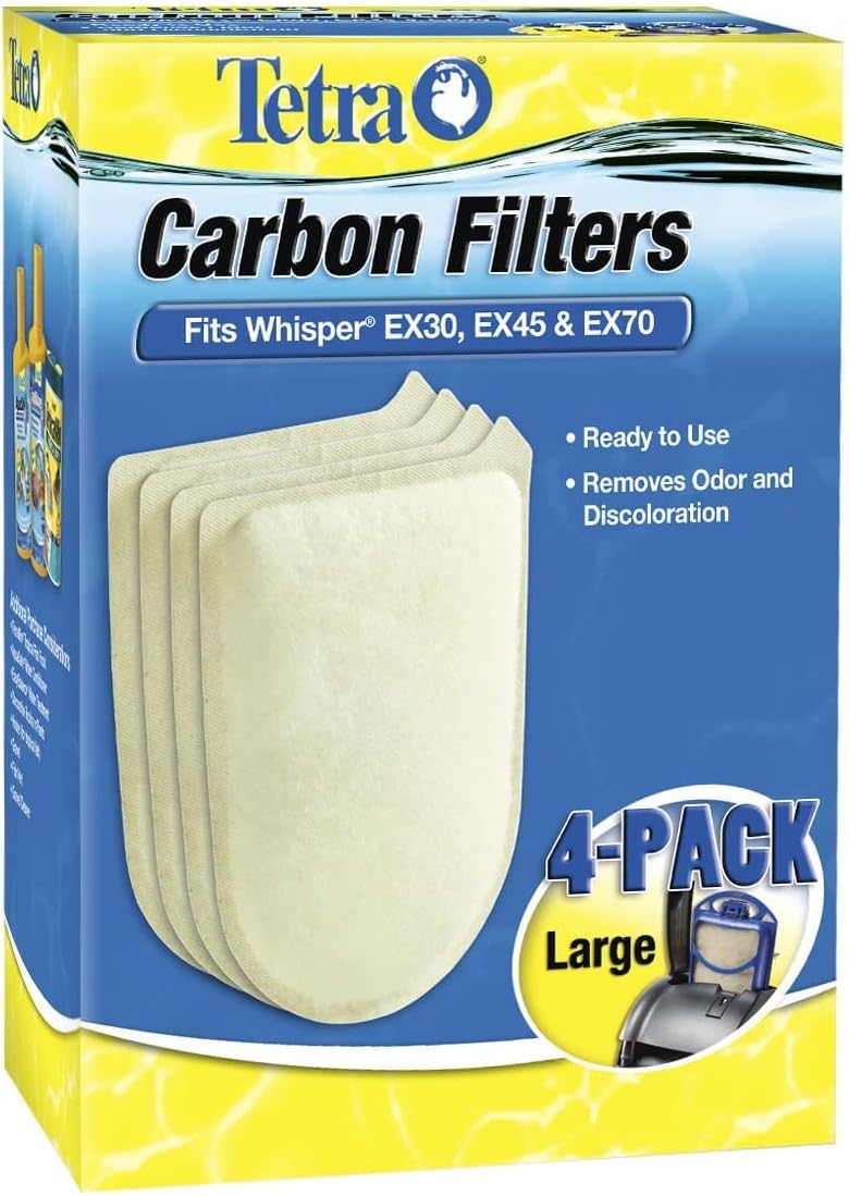 Tetra Whisper EX large carbon filter cartridges front view packaging