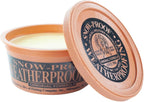 Fiebing's Snow Proof Original Weatherproofing Paste front view three ounce tub leather care cream