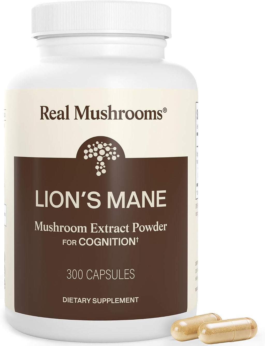 Real Mushrooms Lion's Mane Capsules, Brain, Focus and Cognition, 120ct - Image 10
