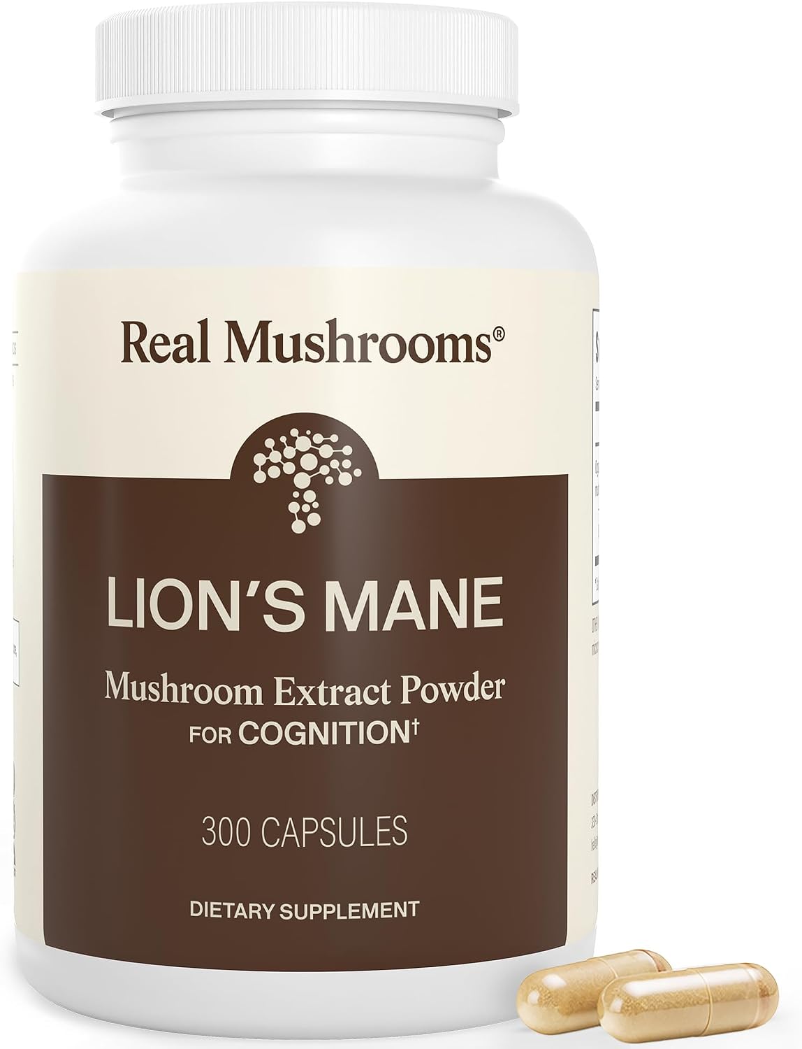 Real Mushrooms Lion's Mane Capsules, Brain, Focus and Cognition, 120ct - Image 10
