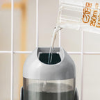 Septillar rabbit cage water dispenser leaking protection mechanism