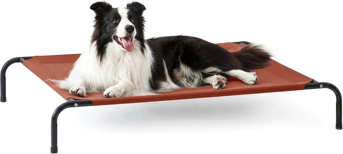 Love's cabin Elevated Cooling Dog Bed for Large Dogs, Portable Indoor & Outdoor Raised Pet Dog Cat Cot, Durable Summer Frame with Breathable Mesh, Black, 48 inches - Image 10