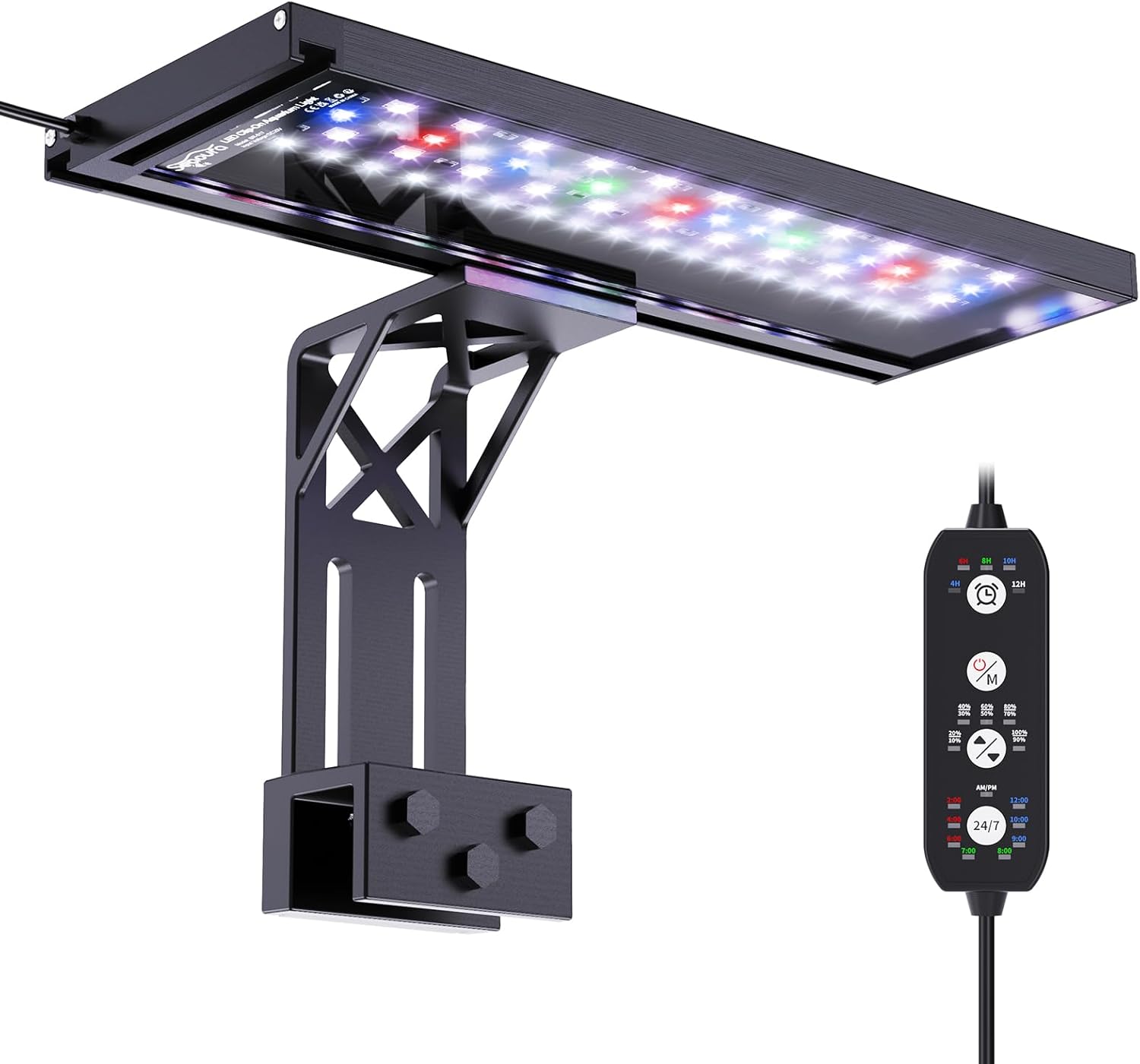 Seaoura Clip On Aquarium Light front view