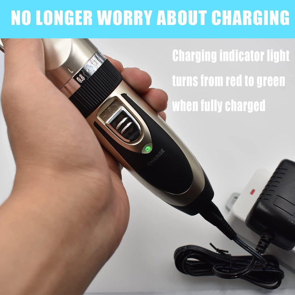 BOEEA grooming tool power cord emphasizing the protective strain relief boot.