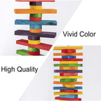 Multi-piece interactive knots and ropes on bird enrichment toy