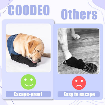 Coodeo dog recovery sleeve breathable material texture