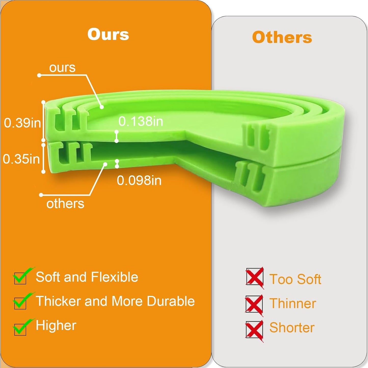 Yobbai BPA-free food covers stacked for storage organization