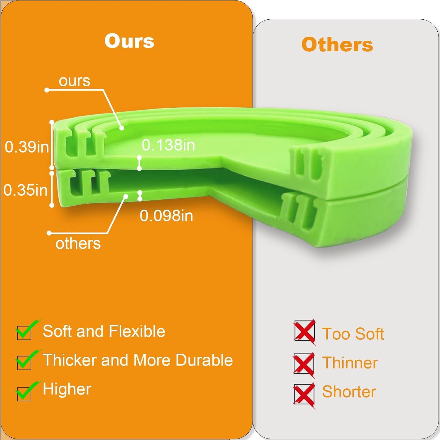 Yobbai BPA-free food covers stacked for storage organization