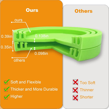Yobbai BPA-free food covers stacked for storage organization